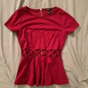 Forever 21 top, red, only worn once